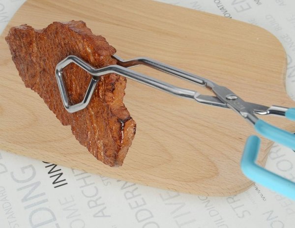 Kitchen Scissor Tongs 11-Inch Heavy Duty Stainless Steel Scissor Cooking Tongs